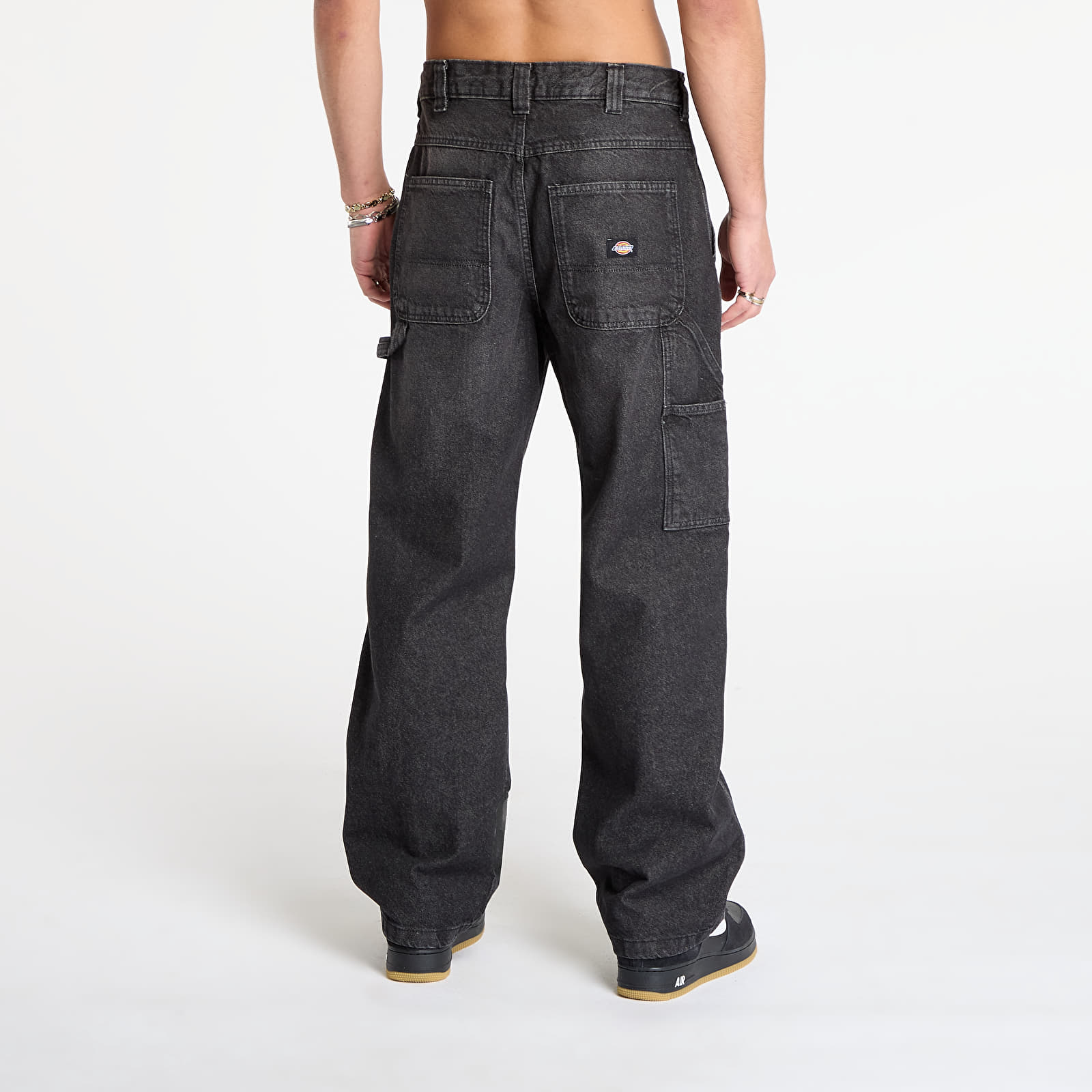 Pánské jeans  Dickies Stevensville Carpenter Black Washed