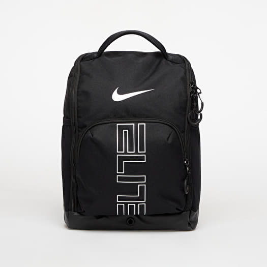 Nike Varsity Elite Basketball Shoe Bag (14L) Black/ Black/ Metallic Silver