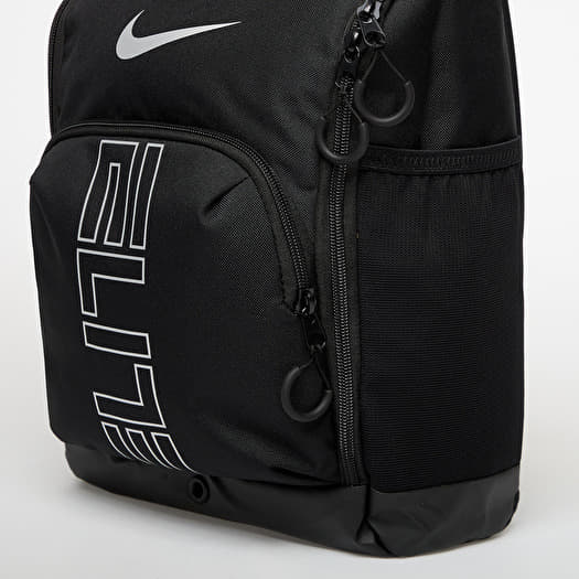 Nike Varsity Elite Basketball Shoe Bag (14L) Black/ Black/ Metallic Silver | Queens Nike Varsity Elite Basketball Shoe Bag (14L) Black/ Black/ Metallic Silver | Queens