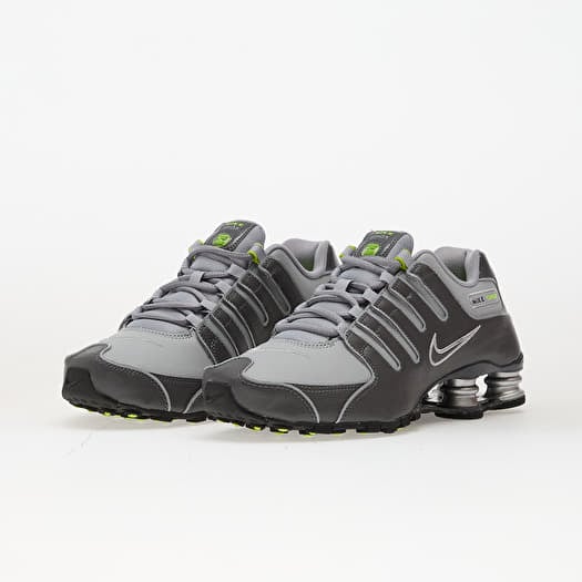 Nike Shox NZ Dark Grey/ Dark Grey-Wolf Grey-Volt | Queens
