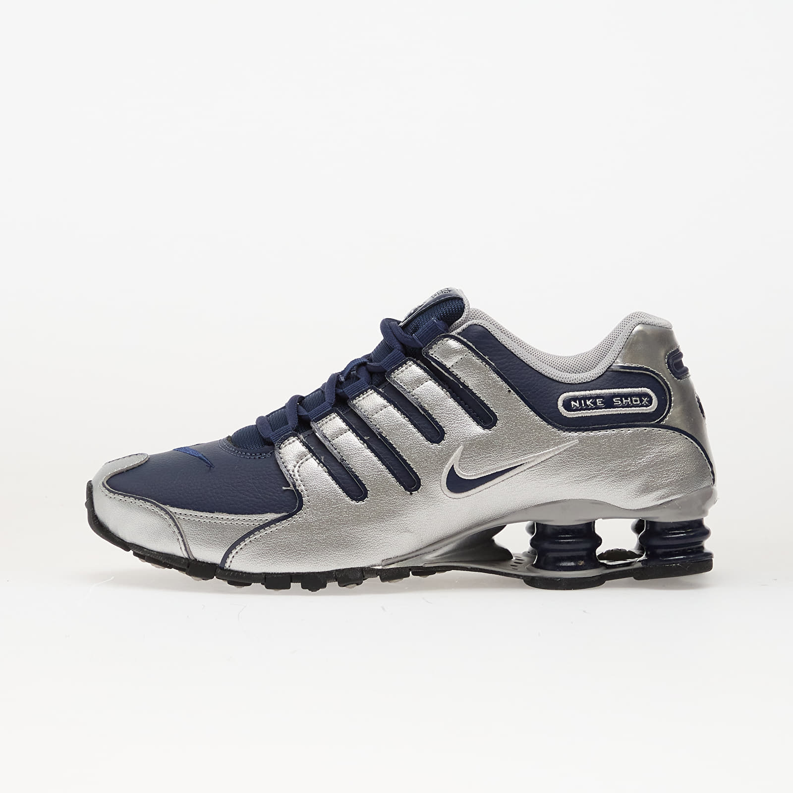 Vīriešu čības un apavi Nike Shox NZ Midnight Navy/ Black-Metallic Silver