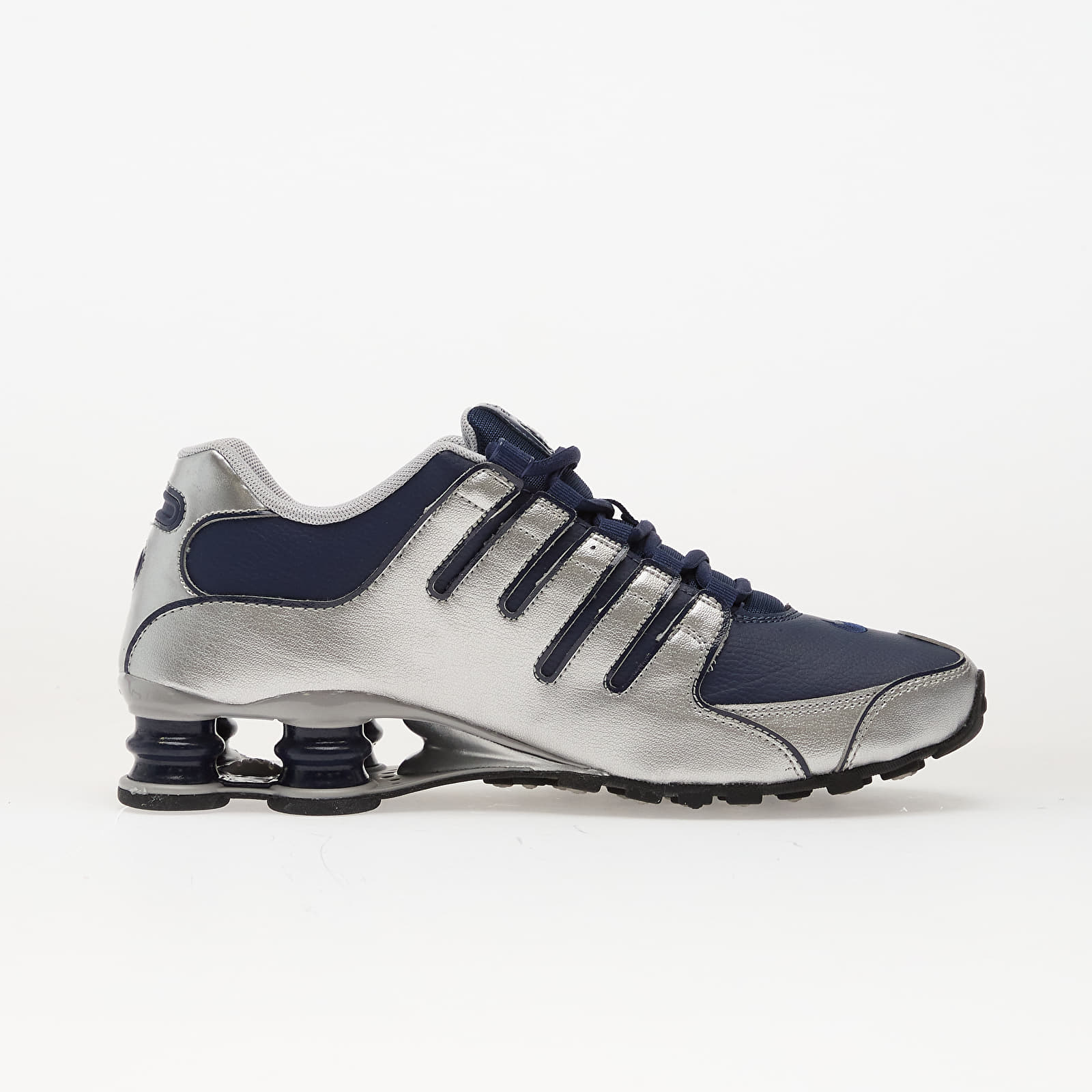 Vīriešu čības un apavi Nike Shox NZ Midnight Navy/ Black-Metallic Silver