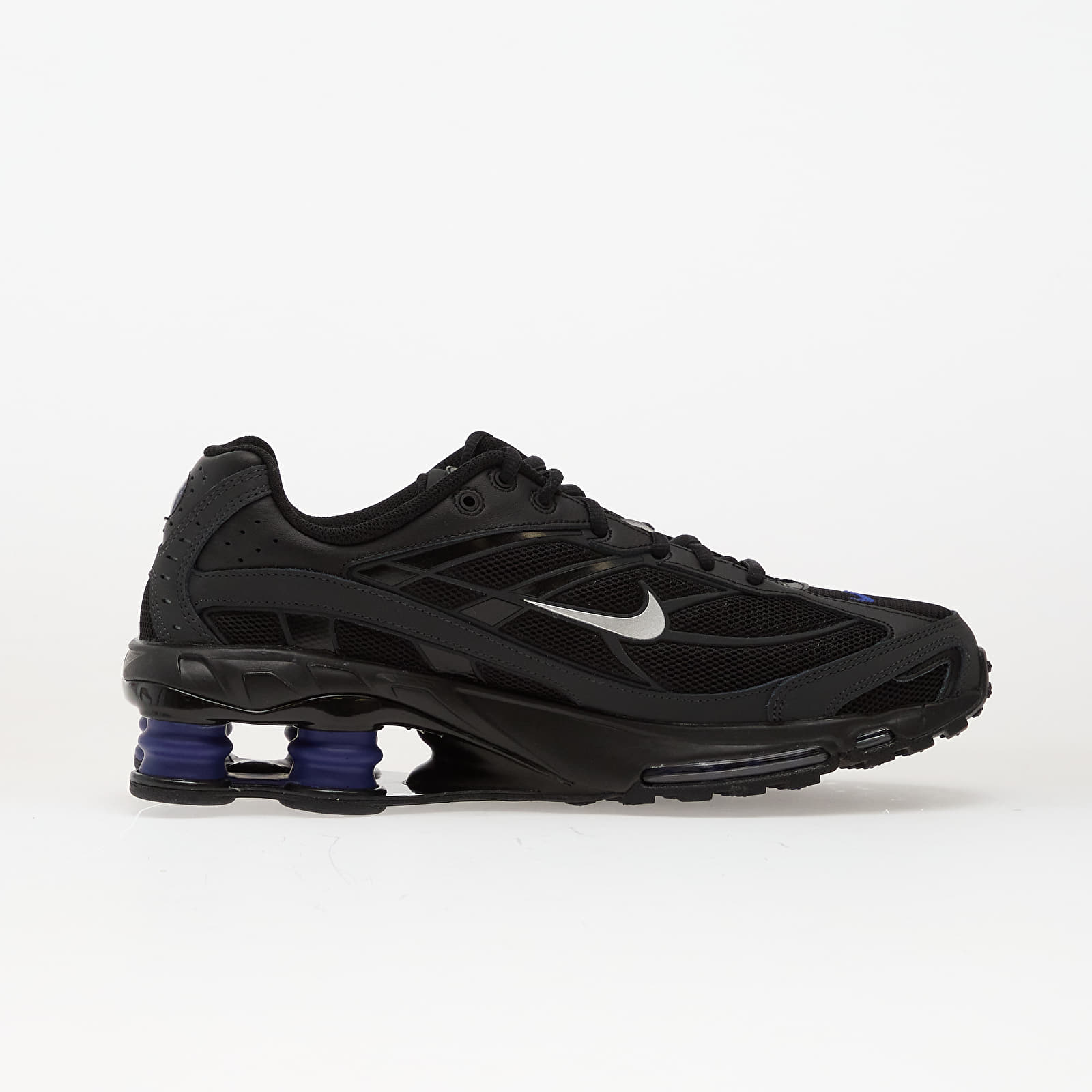 Vīriešu čības un apavi Nike Shox Ride 2 Black/ Metallic Silver-Deep Royal Blue