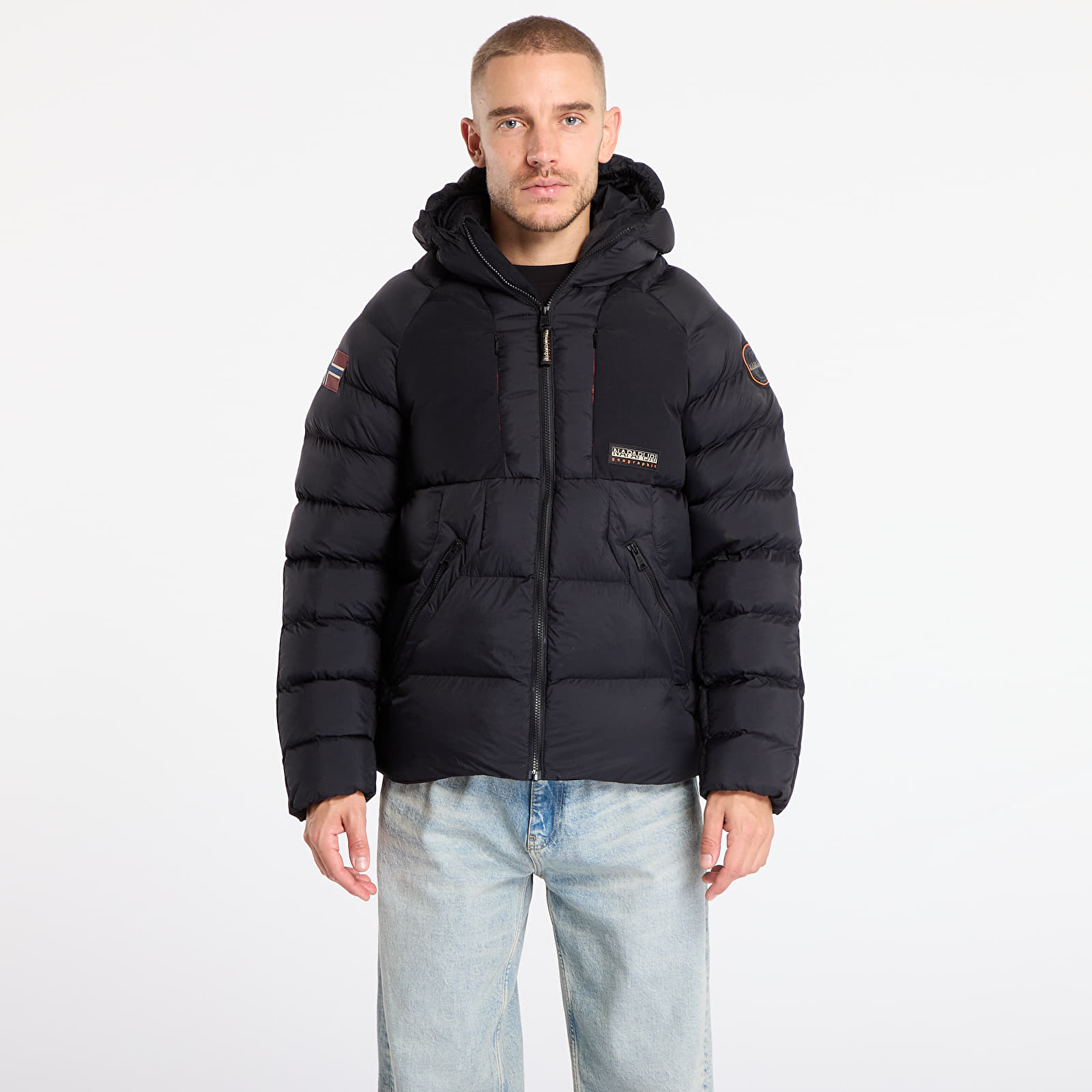 Jackets Napapijri A-Moesa Puf Black