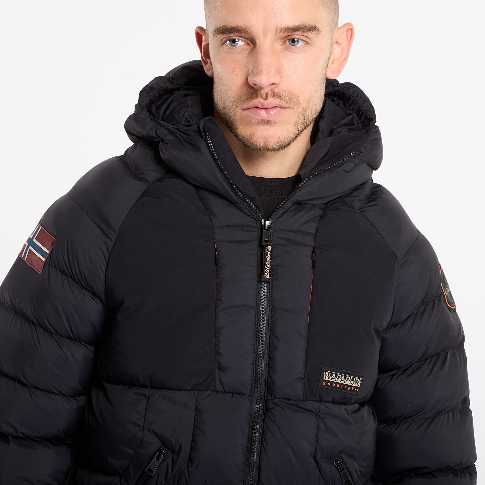 Jackets Napapijri A-Moesa Puf Black
