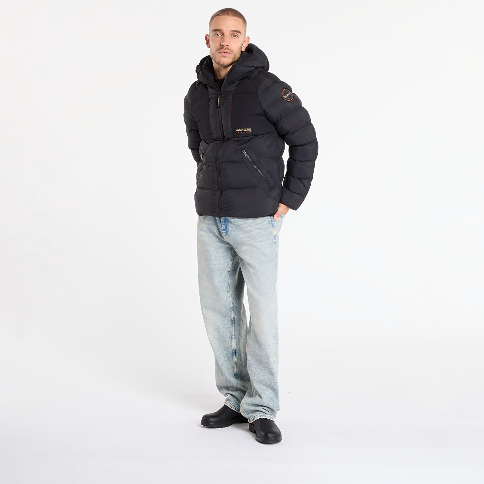 Jackets Napapijri A-Moesa Puf Black