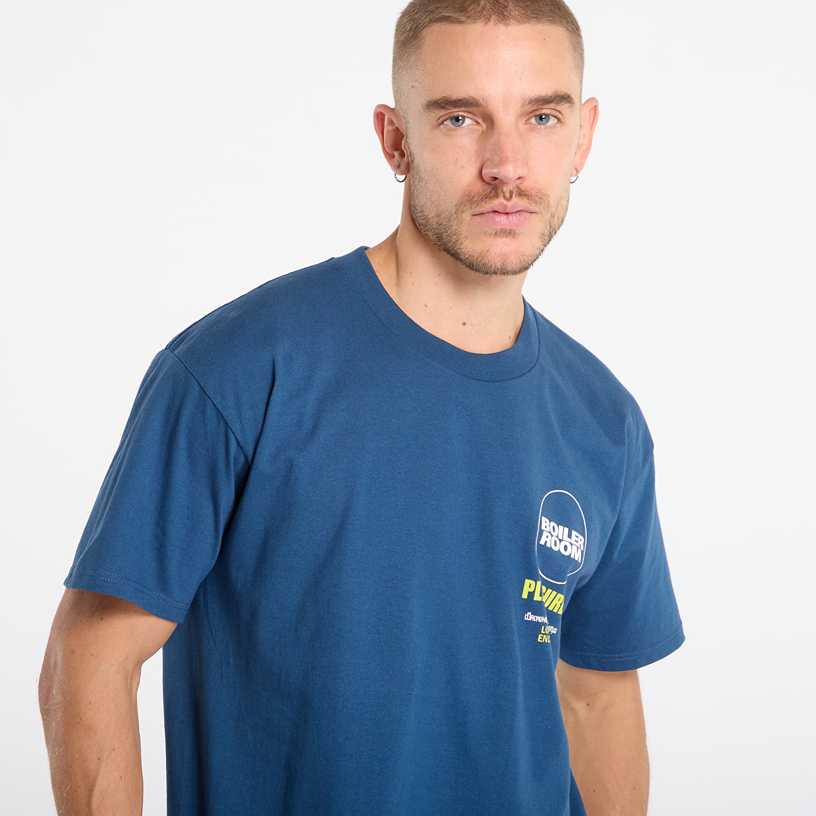 T-shirts PLEASURES Turntable T-Shirt Blue