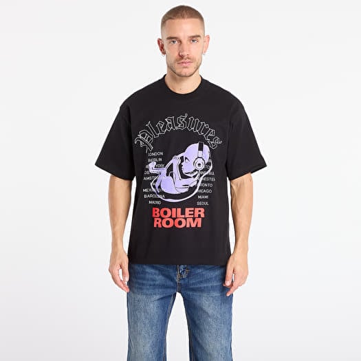 PLEASURES Headphone T-Shirt Black