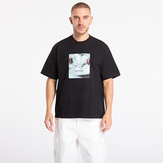 PLEASURES Breakfast T-Shirt Black
