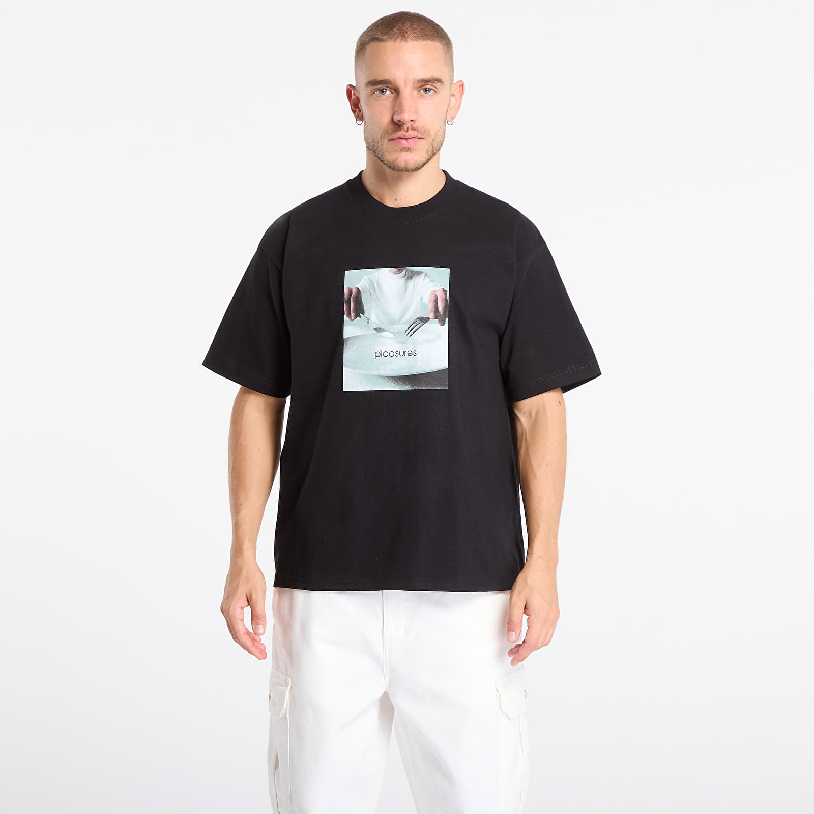Тениски PLEASURES Breakfast T-Shirt Black