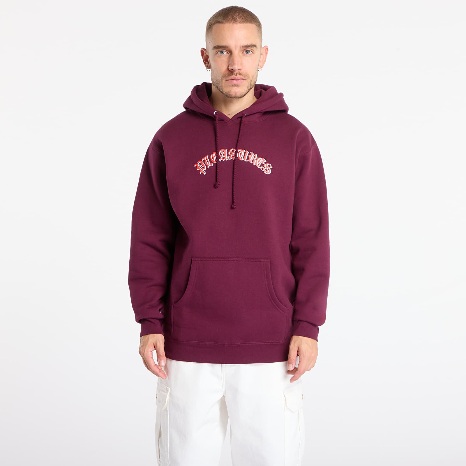 Sweatshirt PLEASURES Mirror Hoodie Eggplant S