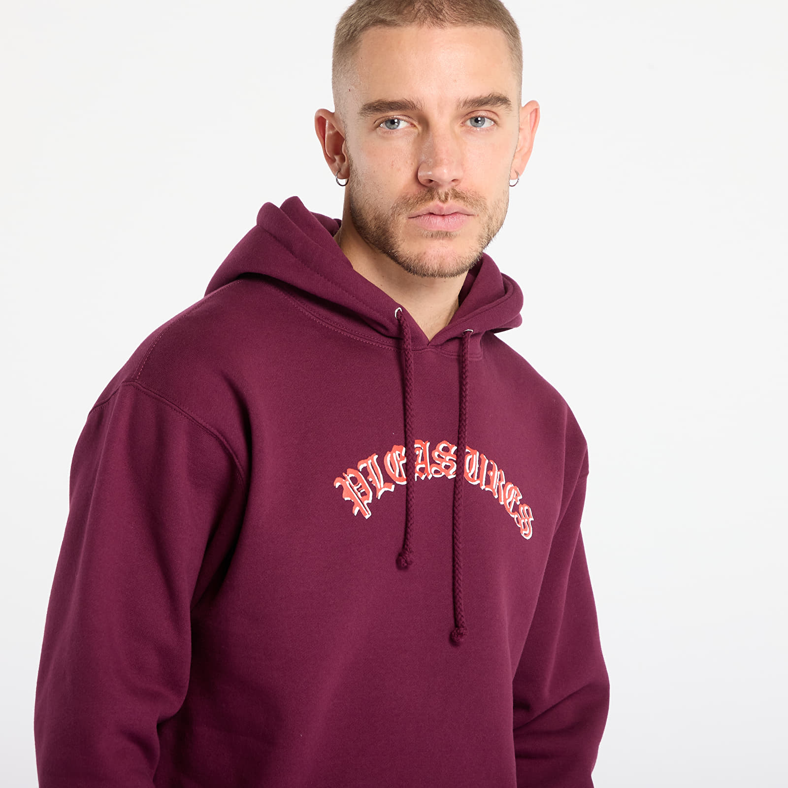 Hoodies and sweatshirts  PLEASURES Mirror Hoodie Eggplant