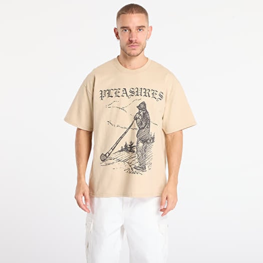 T-shirt PLEASURES Pipe T-Shirt Sand