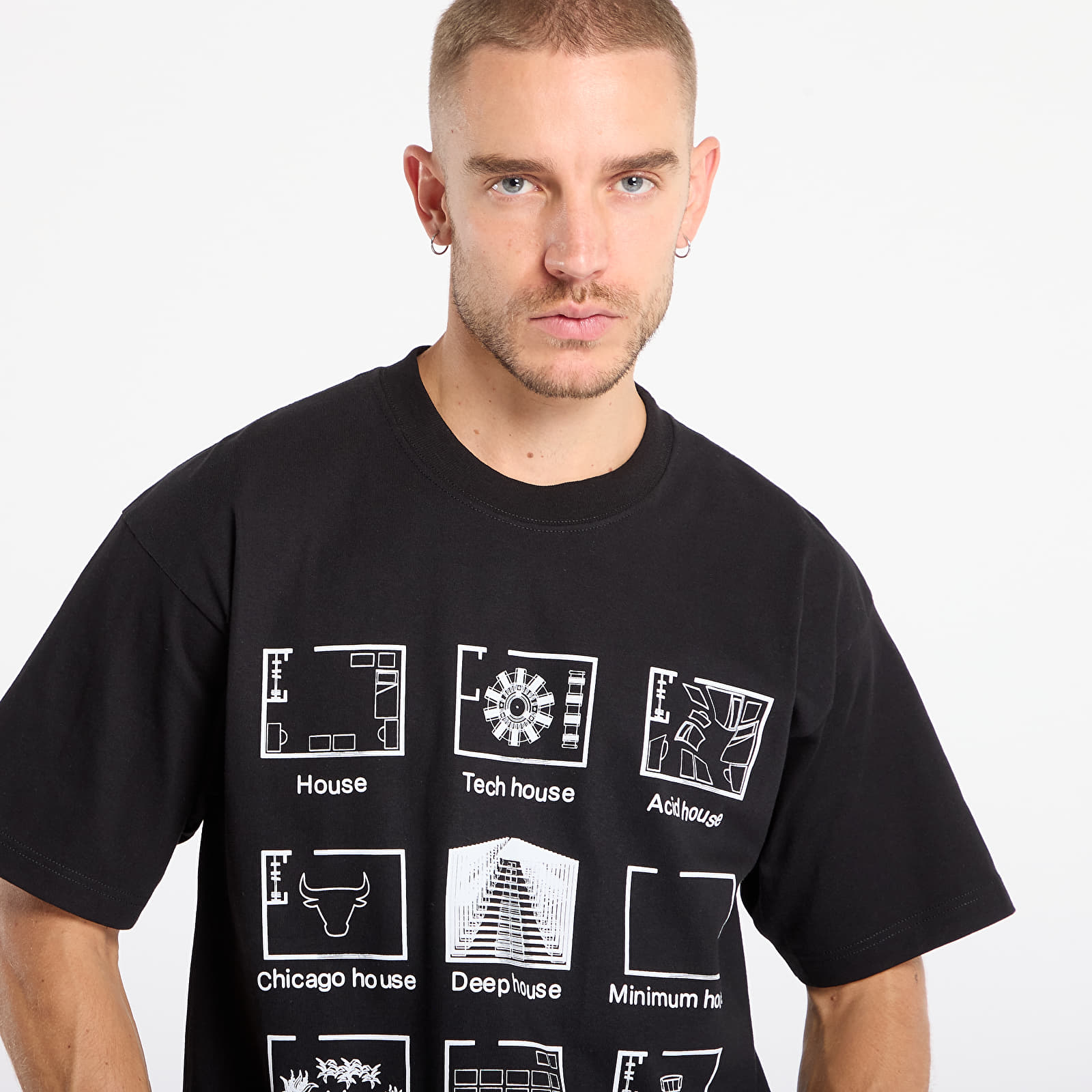 T-shirts PLEASURES House Blend T-Shirt Black