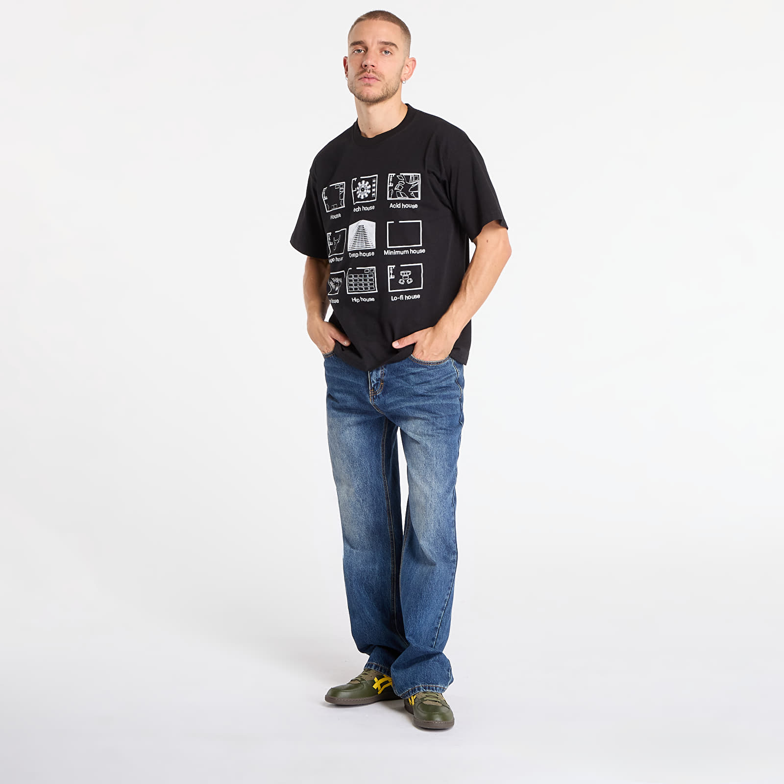 T-shirts PLEASURES House Blend T-Shirt Black