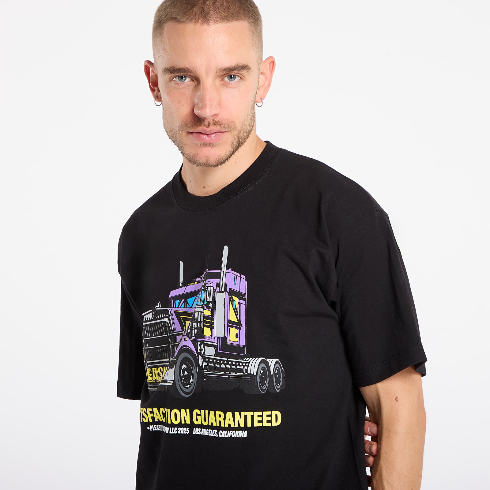 T-shirts PLEASURES Big Load T-Shirt Black