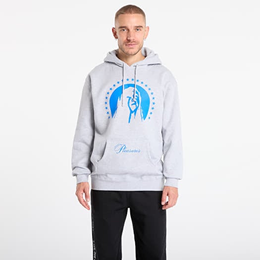 Sweatshirt PLEASURES Critic Hoodie Heather Grey