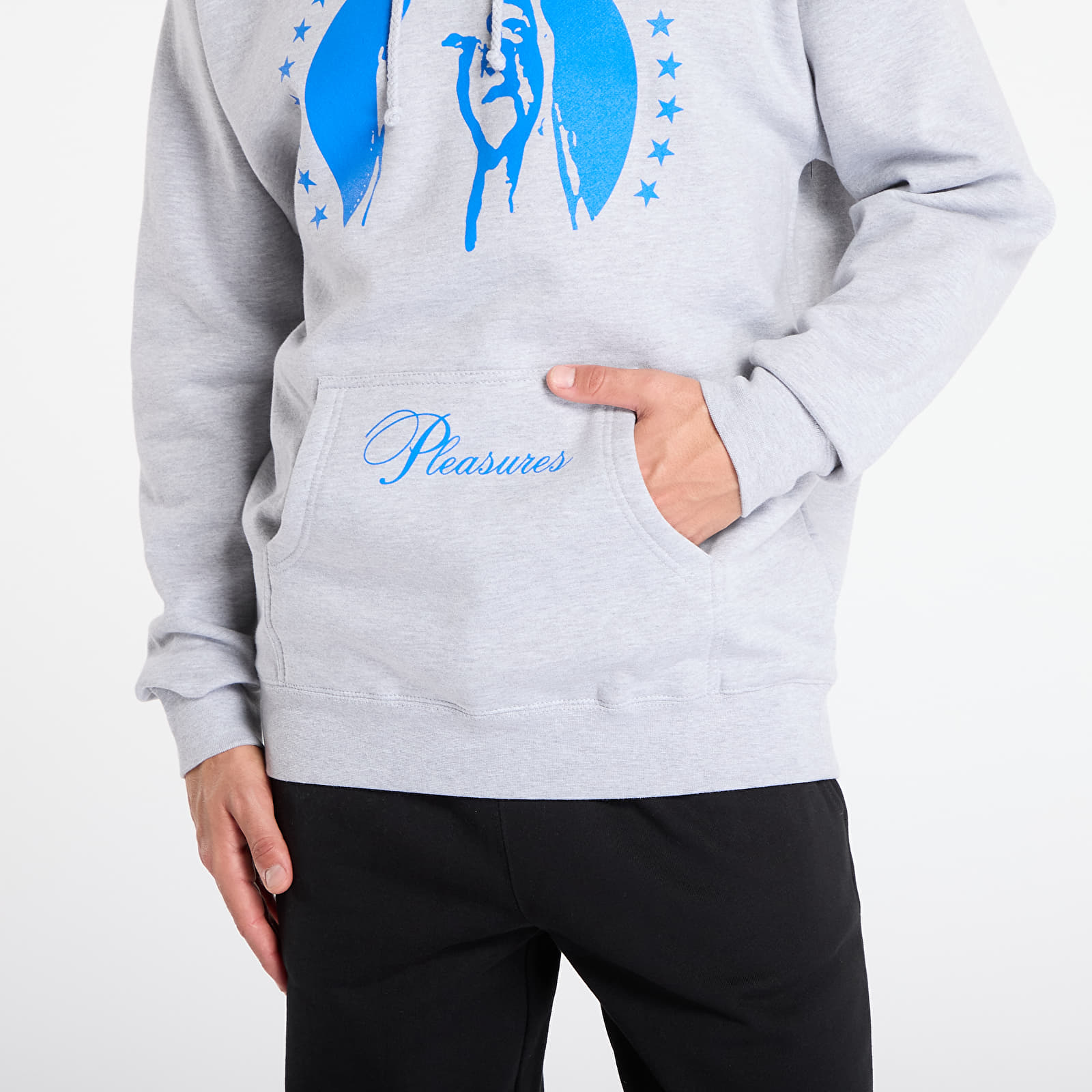 Hoodies and sweatshirts  PLEASURES Critic Hoodie Heather Grey