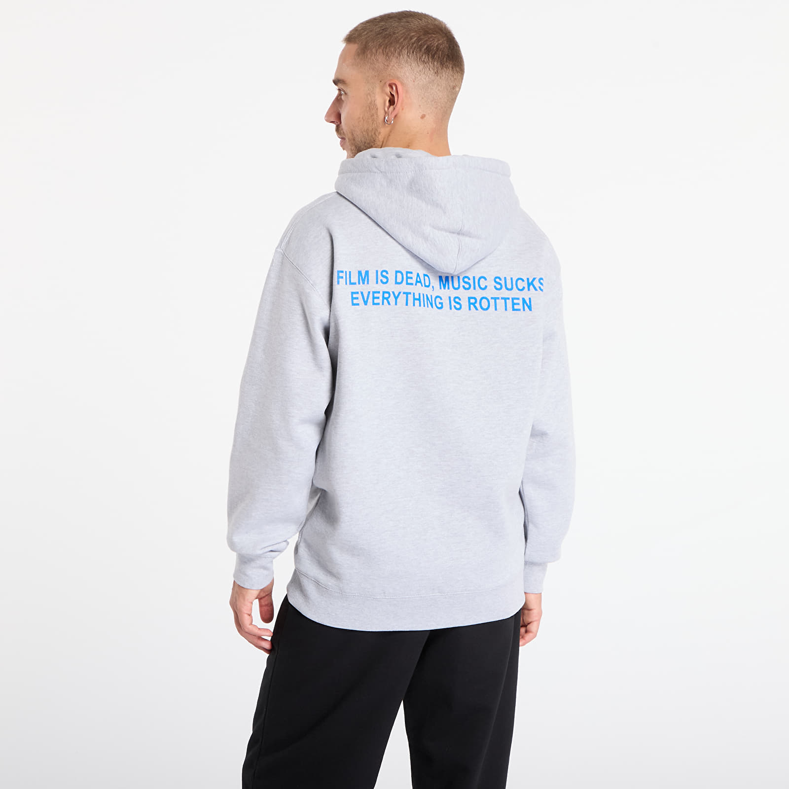 Hoodies and sweatshirts  PLEASURES Critic Hoodie Heather Grey