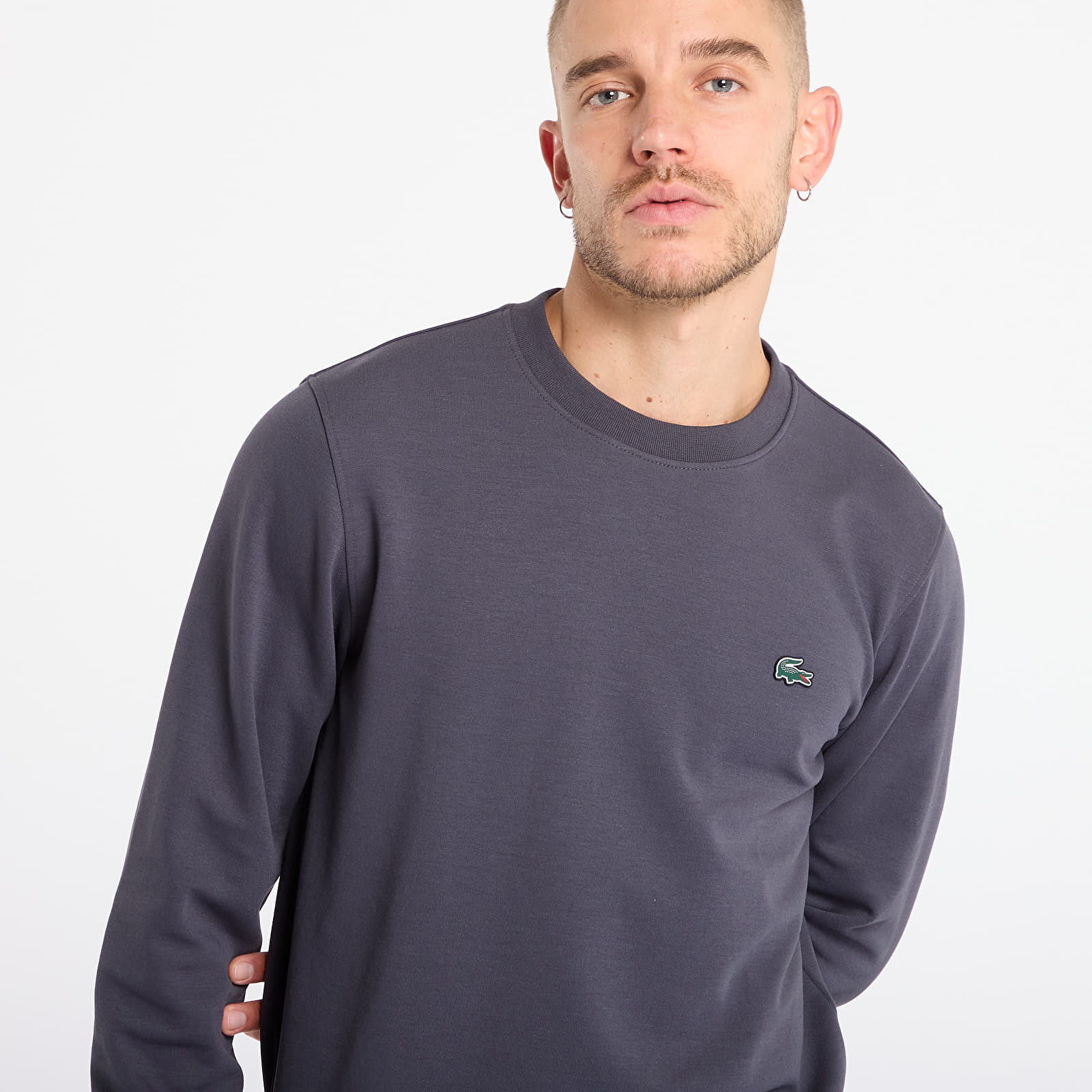 Hoodies and sweatshirts  LACOSTE Men's Sweatshirt Graphite
