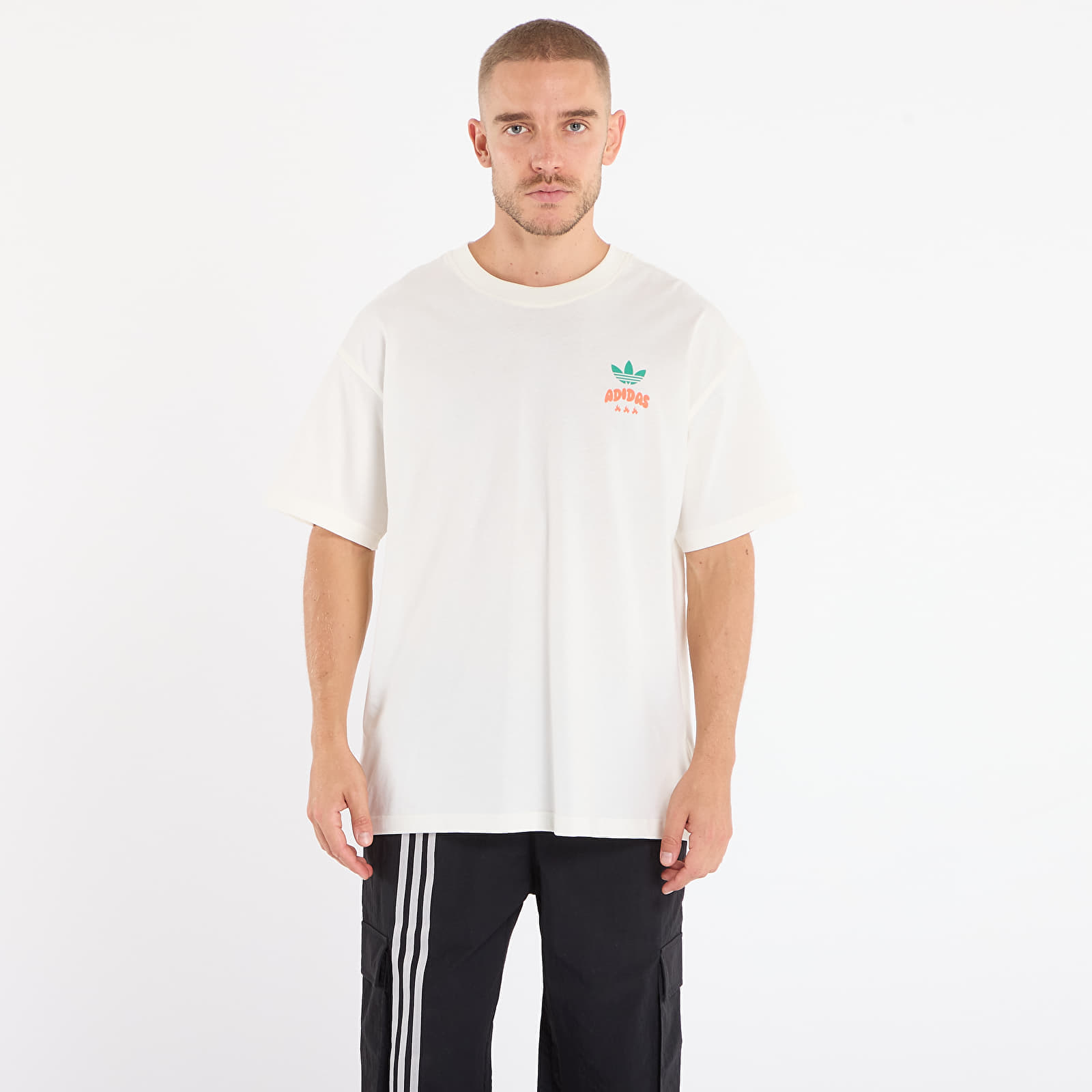 Tricou adidas Jalapeno Graphic T-Shirt Off White S