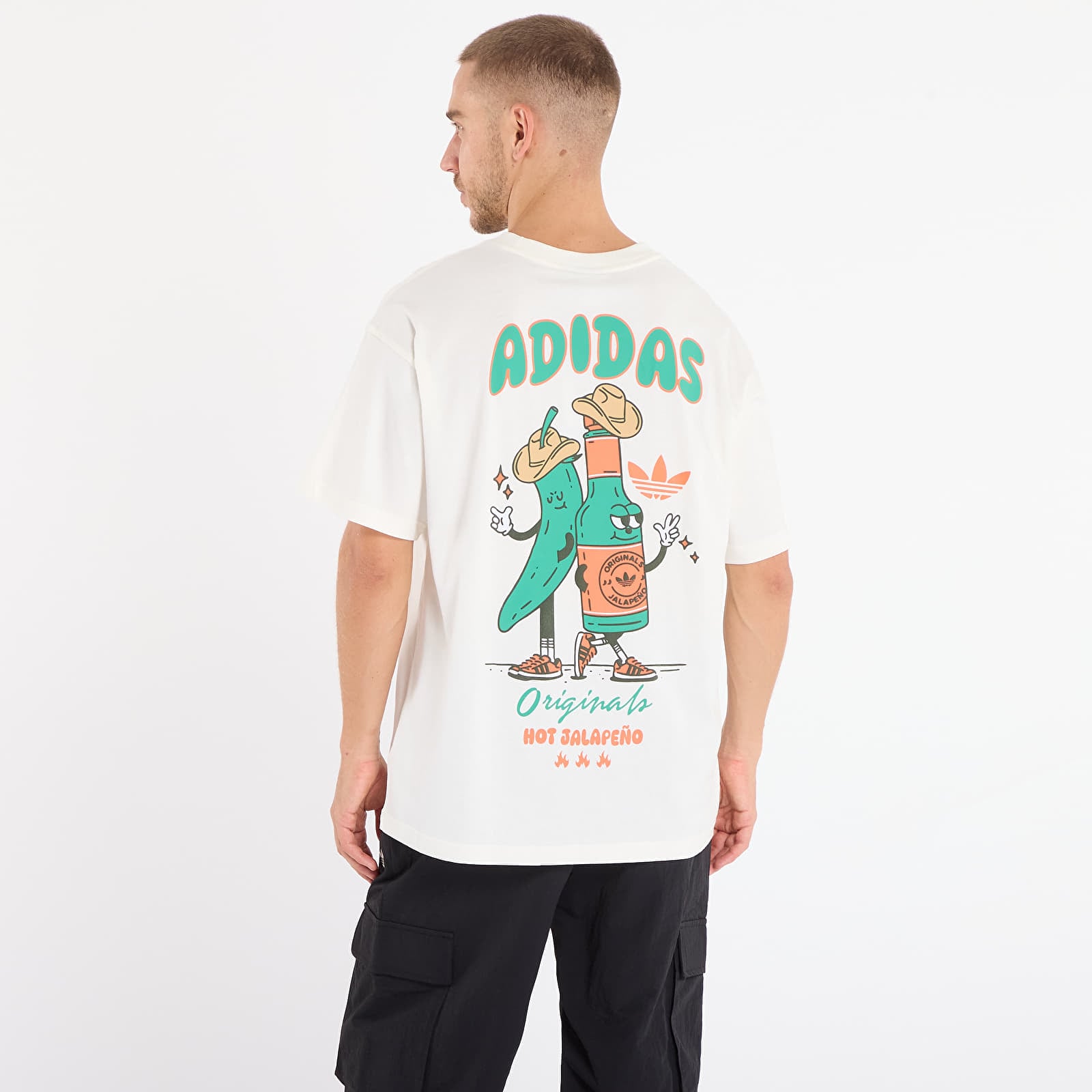 Muške majice kratkih rukava adidas Jalapeno Graphic T-Shirt Off White