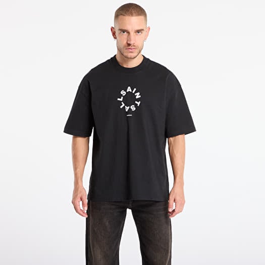 AllSaints Tierra Ss Crew Jet Black