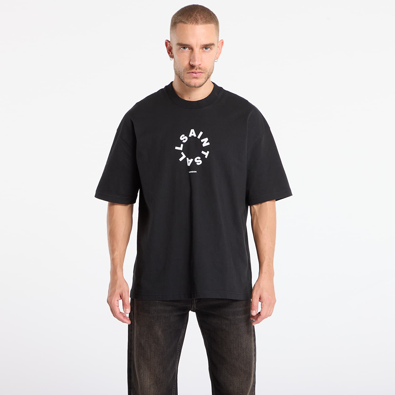 T-shirts AllSaints Tierra Ss Crew Jet Black