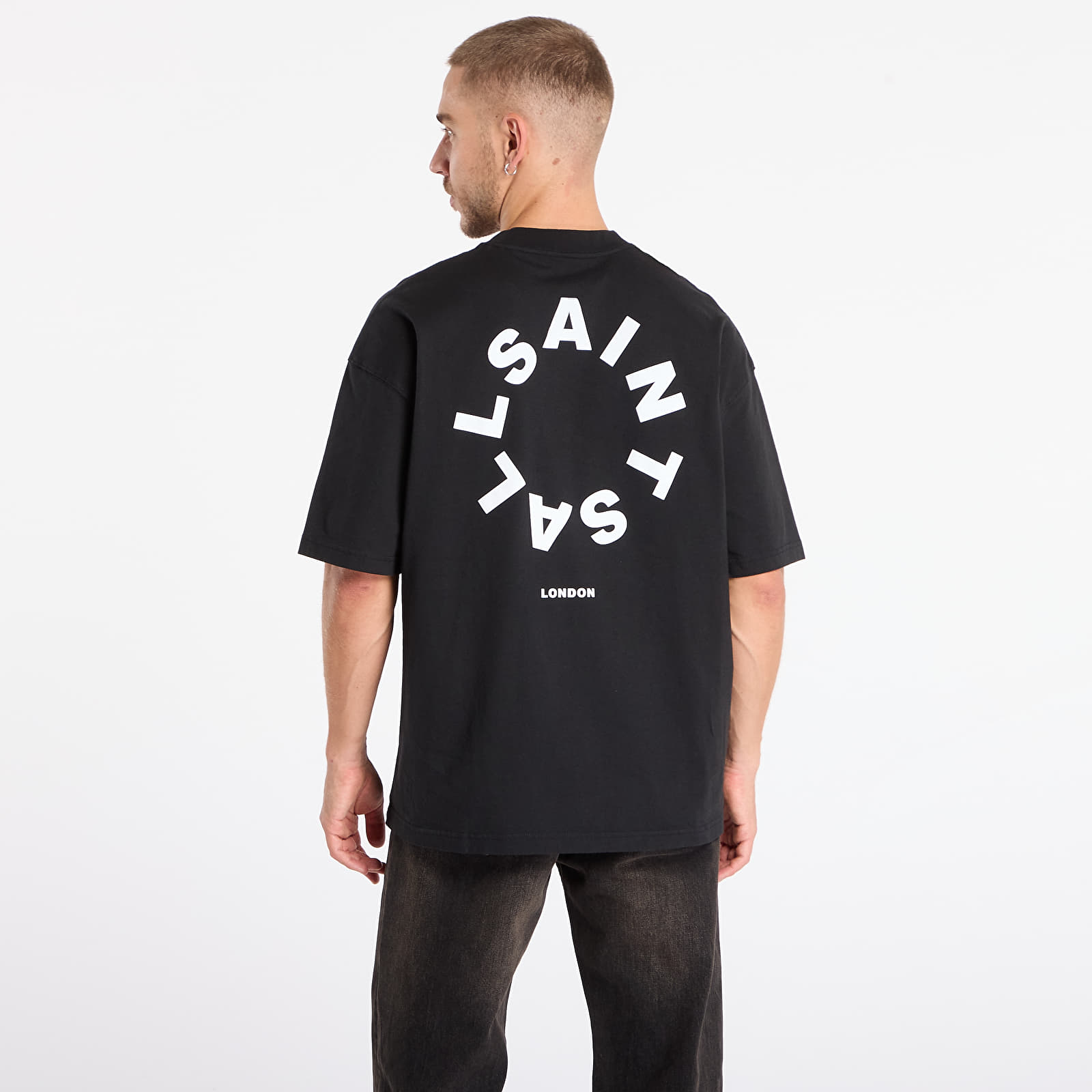 T-shirts AllSaints Tierra Ss Crew Jet Black