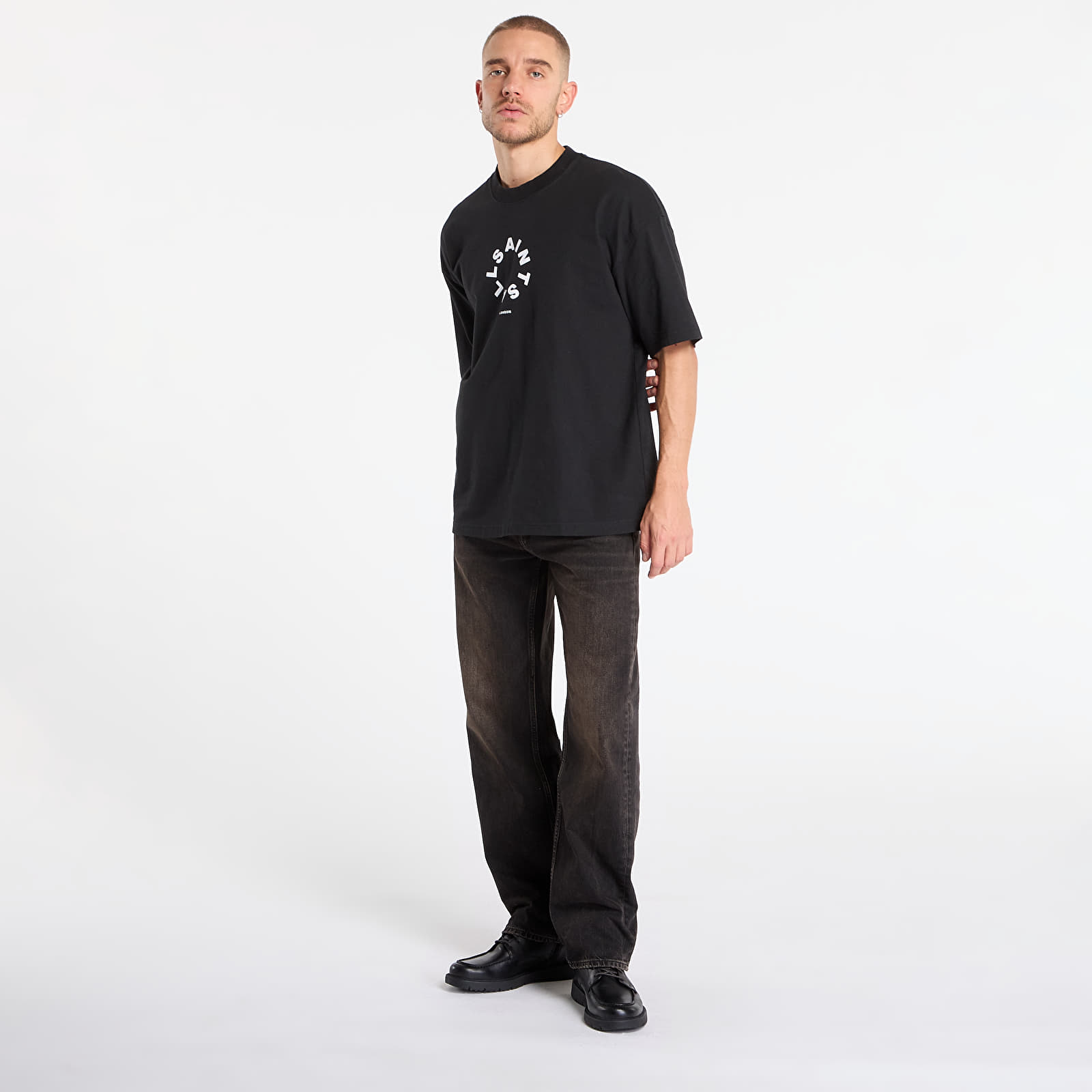 T-shirts AllSaints Tierra Ss Crew Jet Black