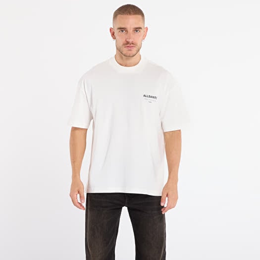 AllSaints Underground Ss Crew Ashen White