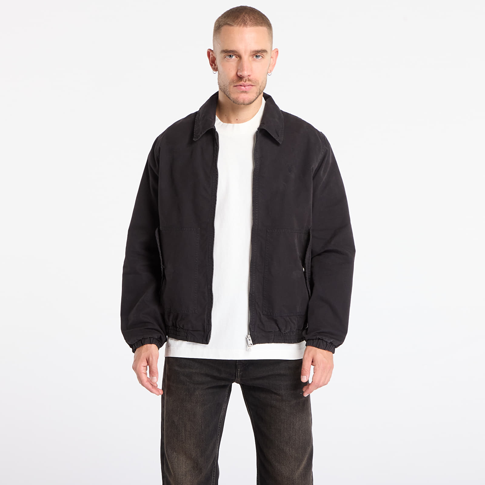 Vīriešu jakas AllSaints Holman Jacket Faded Black