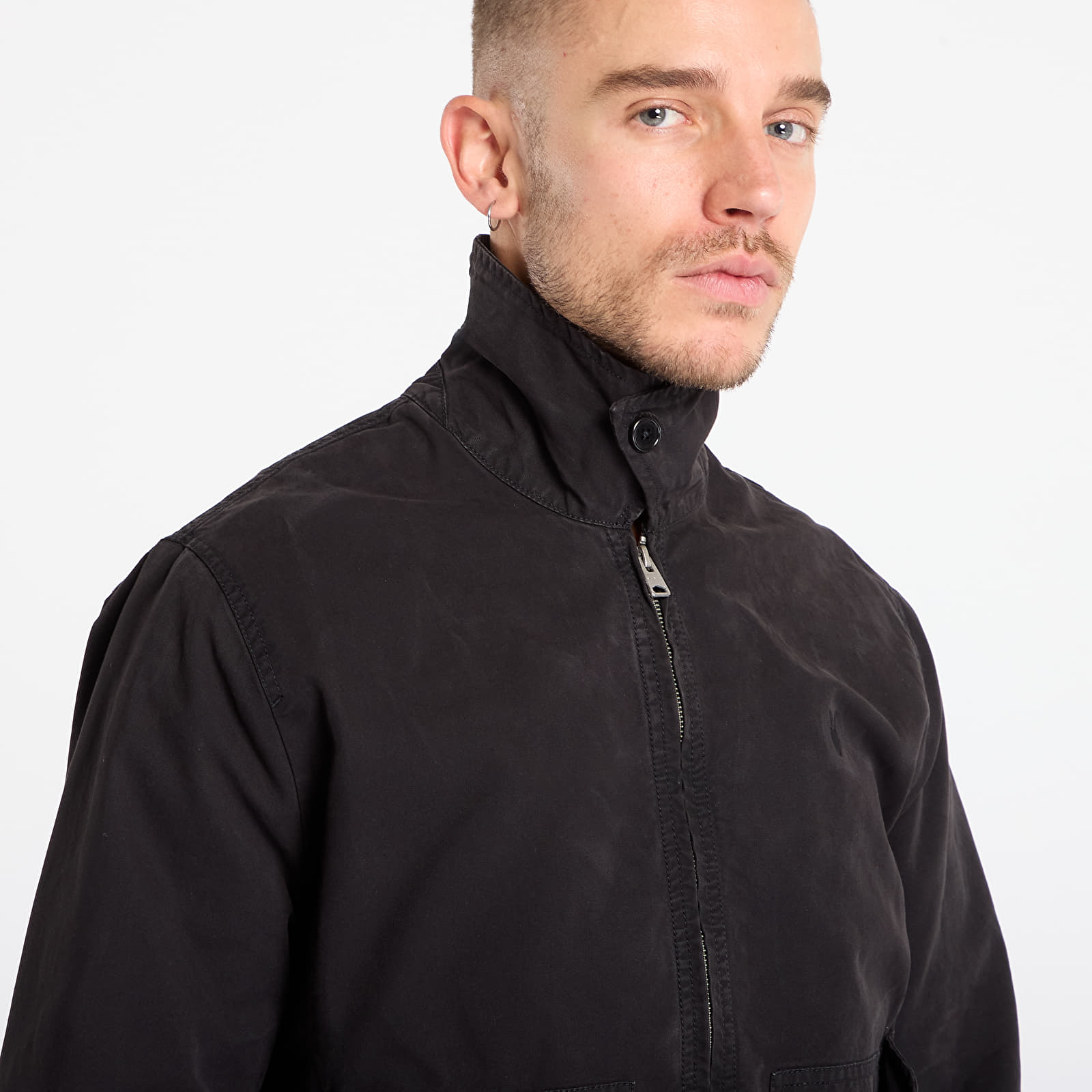 Vīriešu jakas AllSaints Holman Jacket Faded Black