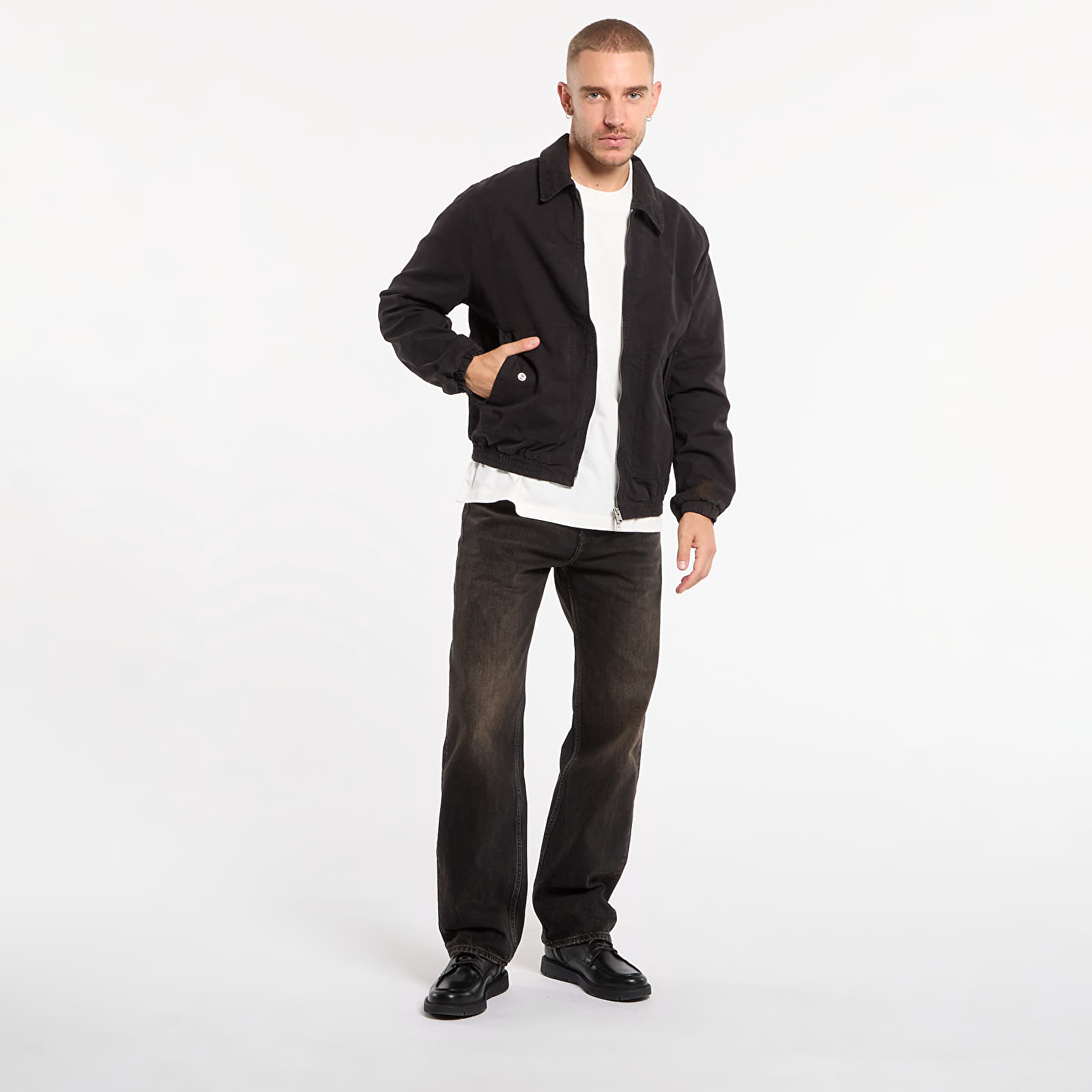 Vīriešu jakas AllSaints Holman Jacket Faded Black