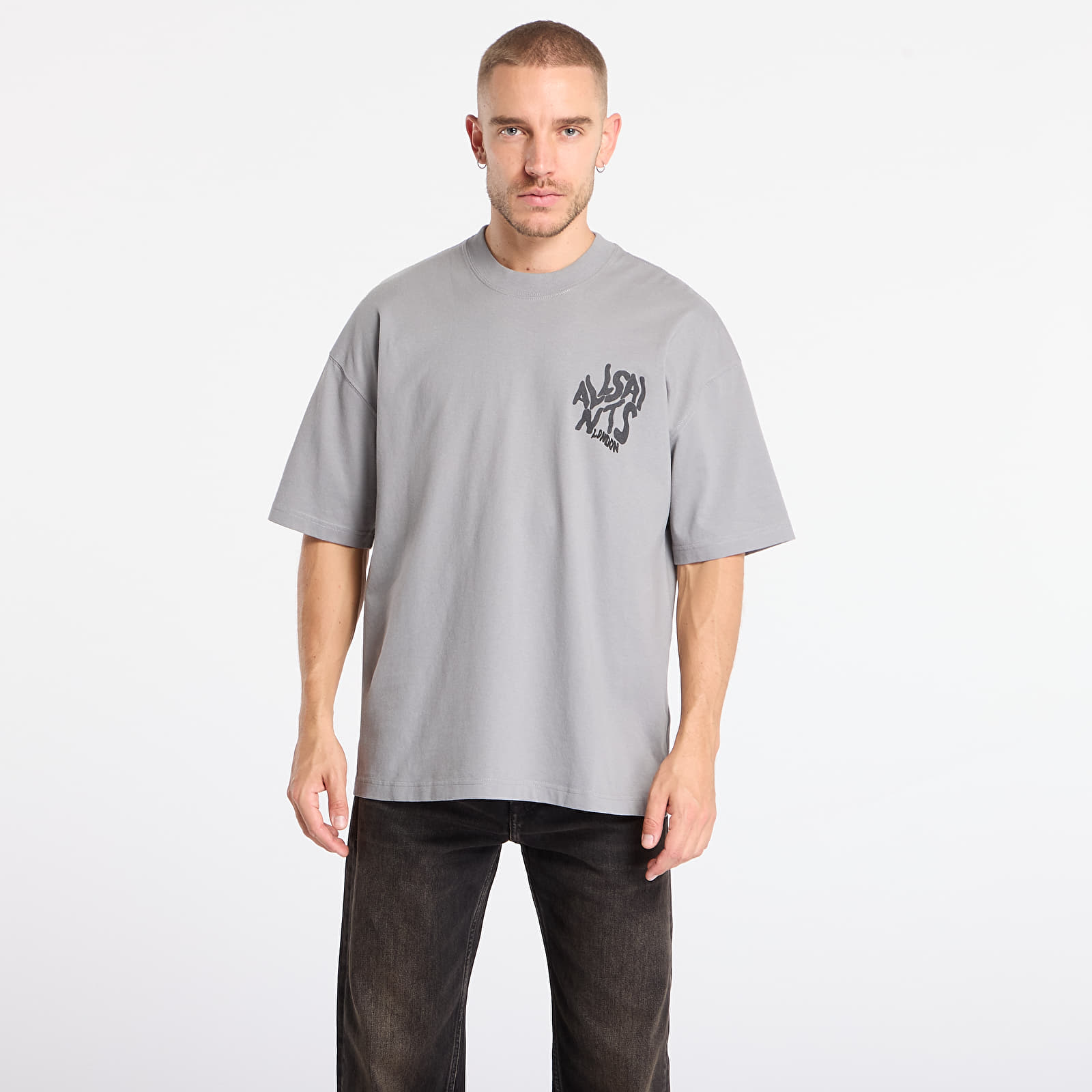 T-shirts AllSaints Orlando Ss Crew March Grey