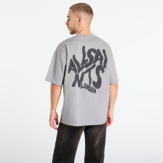 (取寄) オールセインツ メンズ オーランド クルー AllSaints men Orlando Crew March Grey T-shirts AllSaints Orlando Ss Crew March Grey (M066PC-10064) | Queens