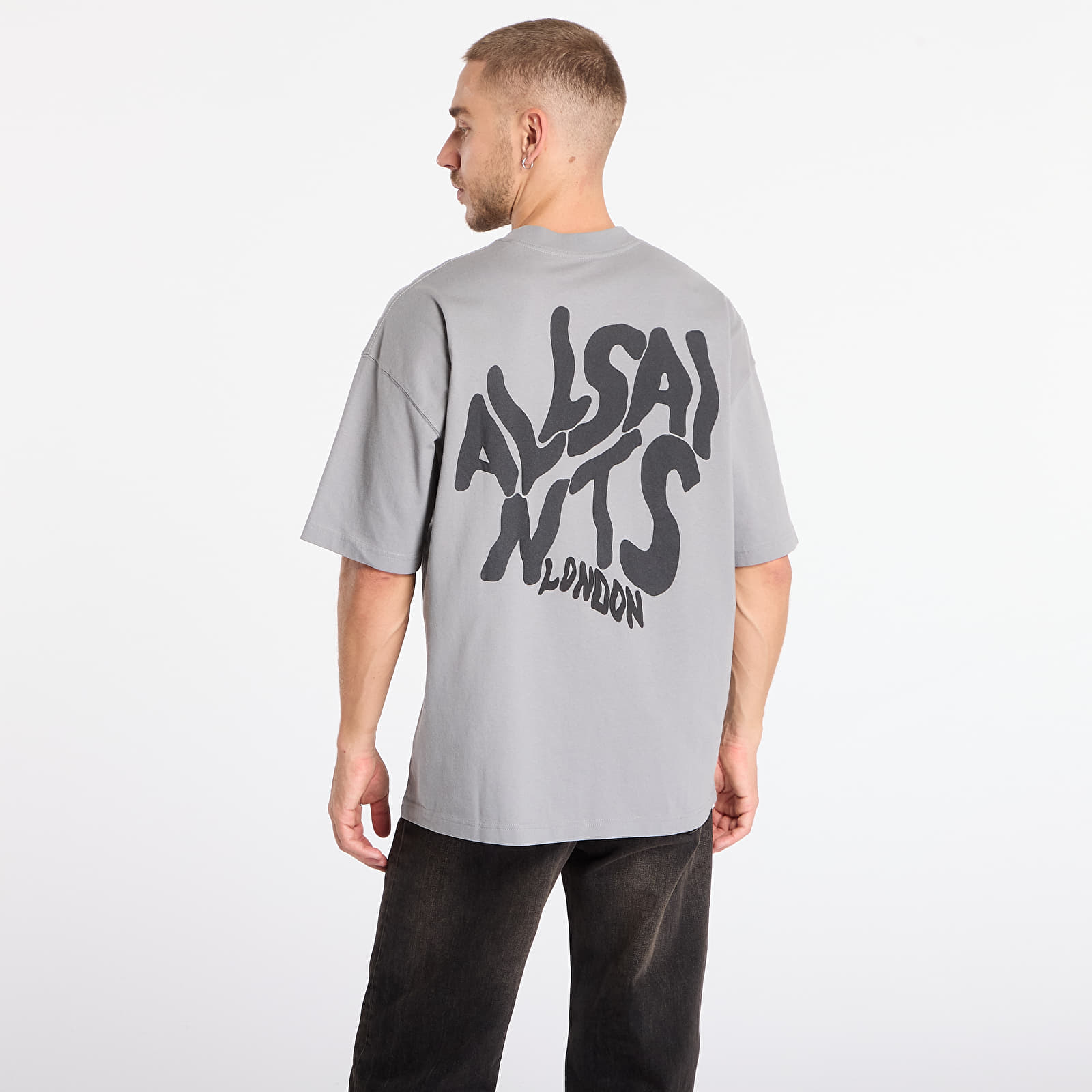 T-shirts AllSaints Orlando Ss Crew March Grey