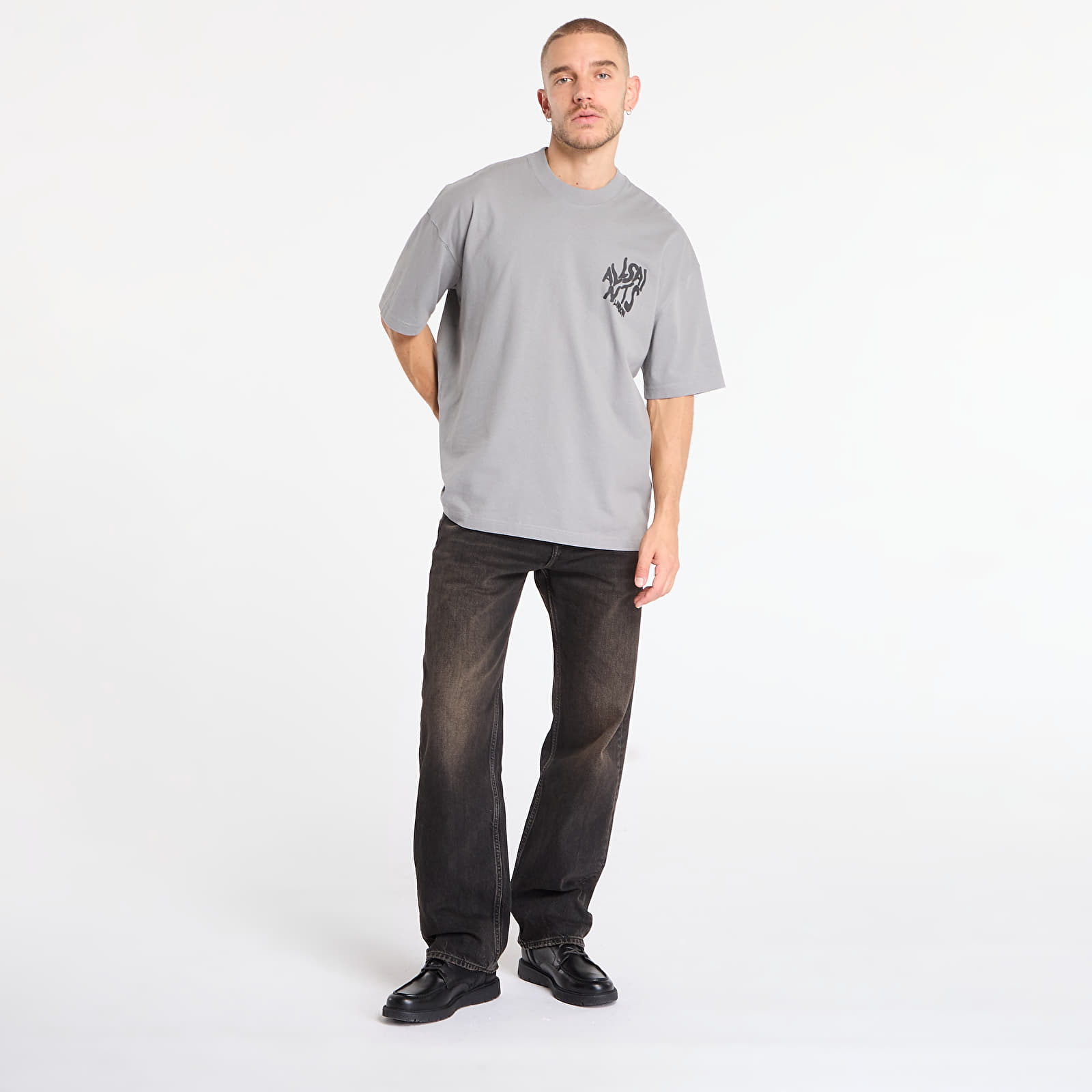T-shirts AllSaints Orlando Ss Crew March Grey