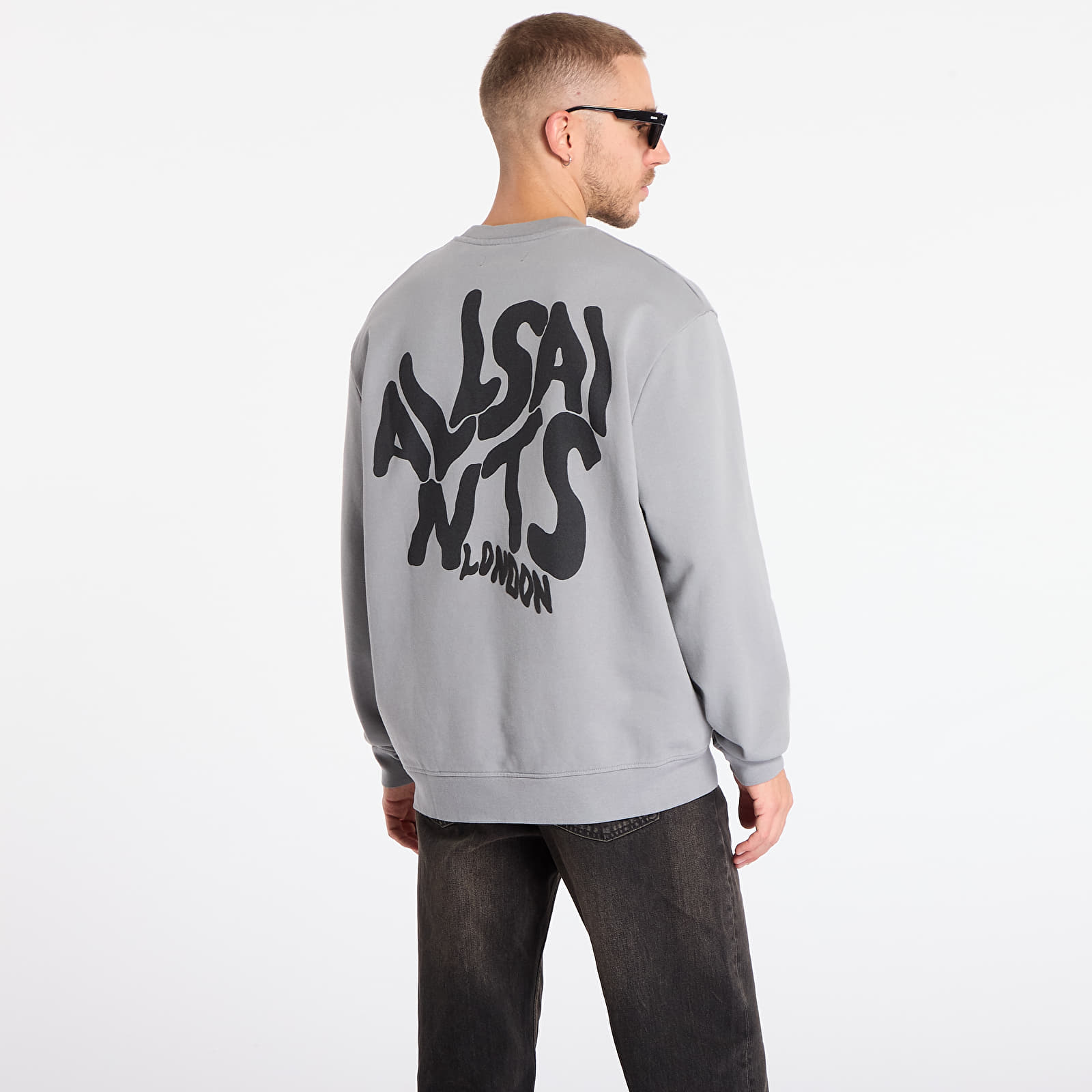 Hoodies and sweatshirts  AllSaints Orlando Crew March Grey