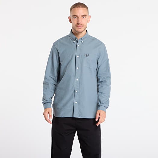 FRED PERRY Oxford Shirt Stockport Blue