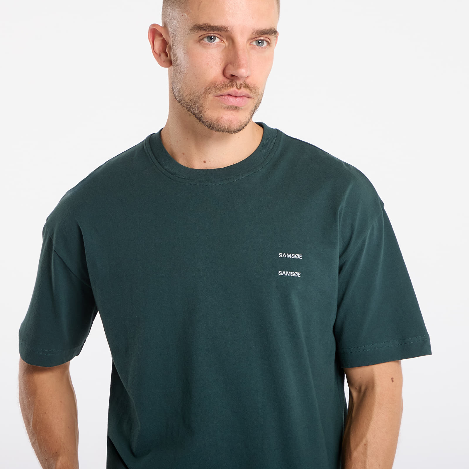 T-krekli Samsøe Samsøe Joel T-Shirt Green Gables