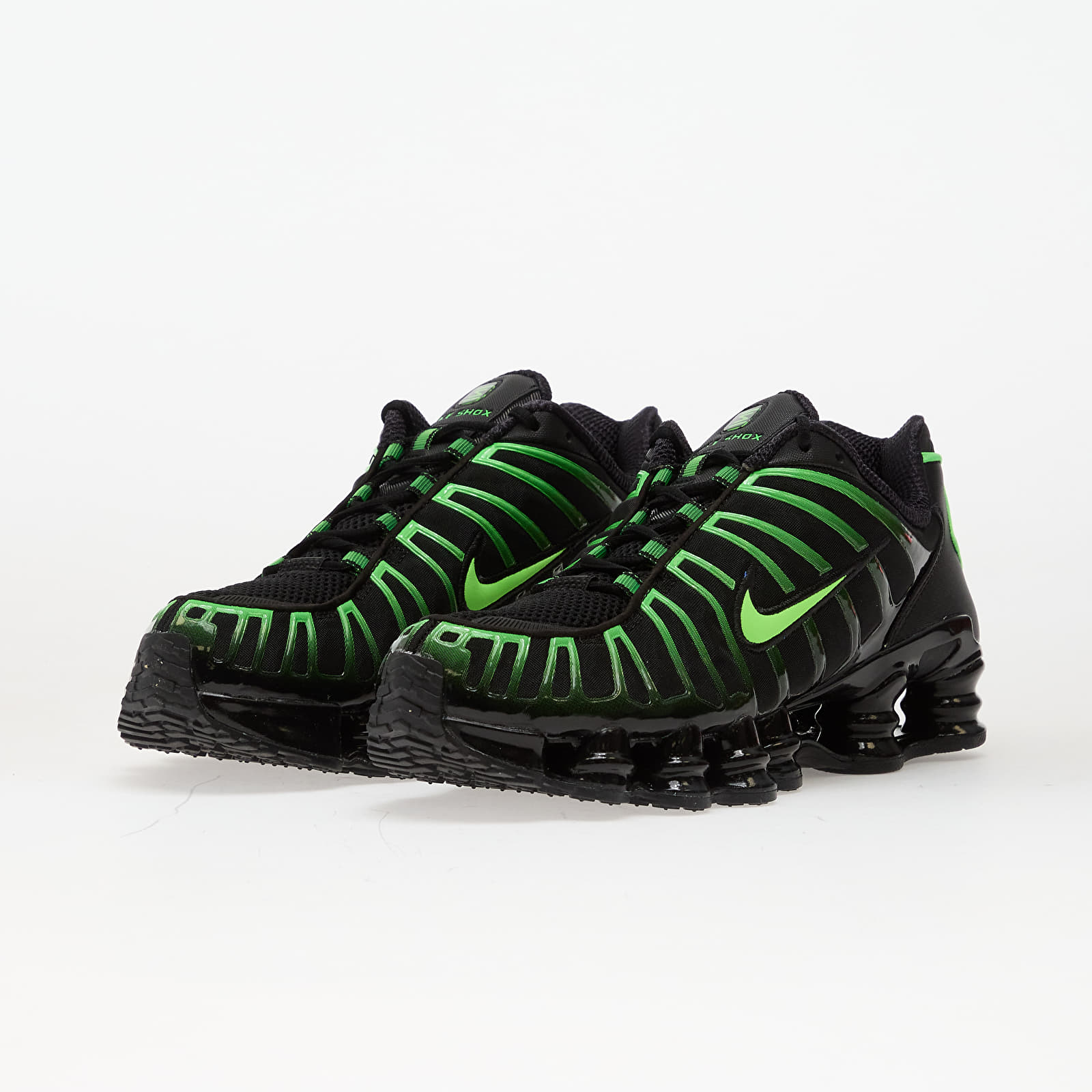 Vīriešu čības un apavi Nike Shox Tl Black/ Green Strike-Black