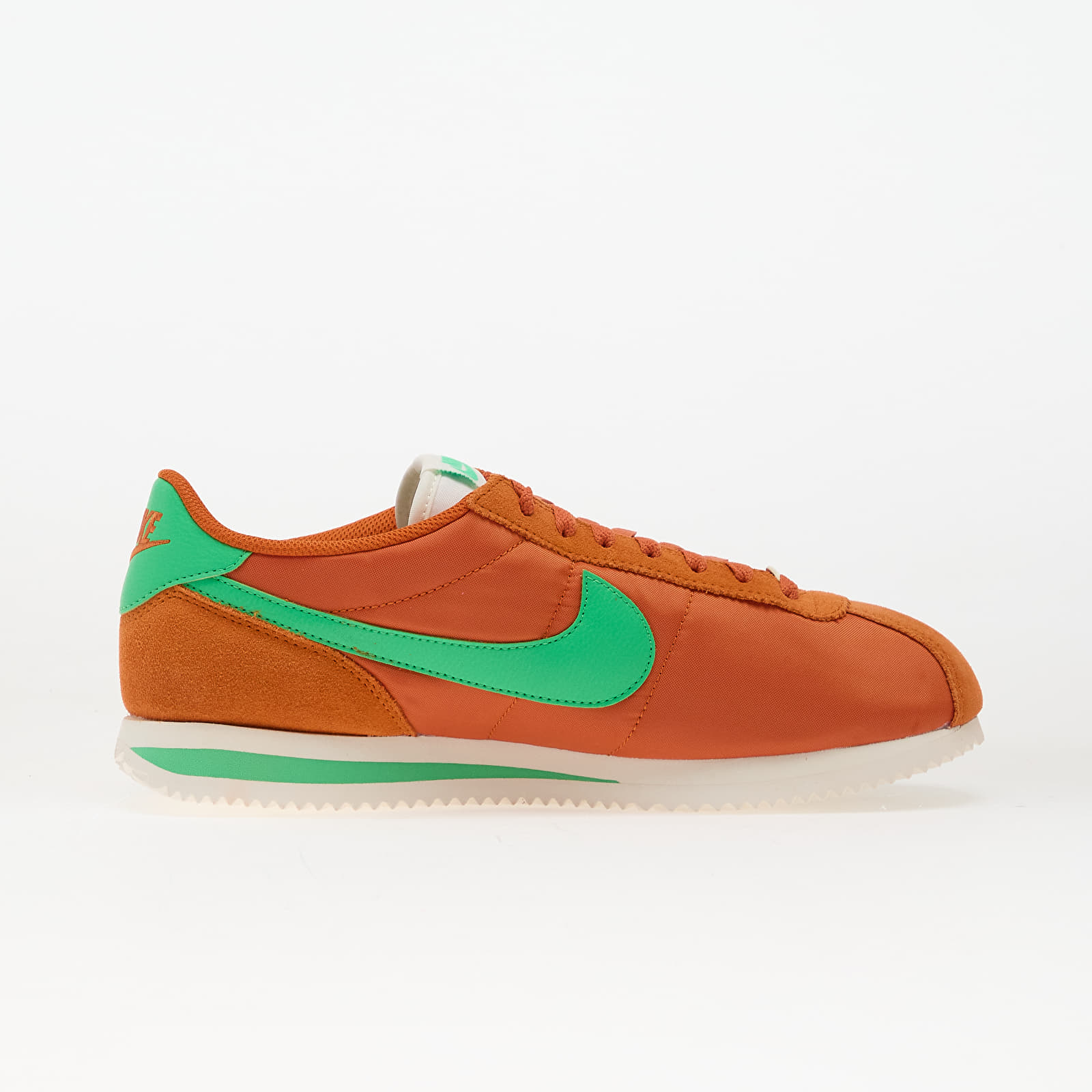 Vīriešu čības un apavi Nike Cortez Textile Campfire Orange/ Green Shock-Sail