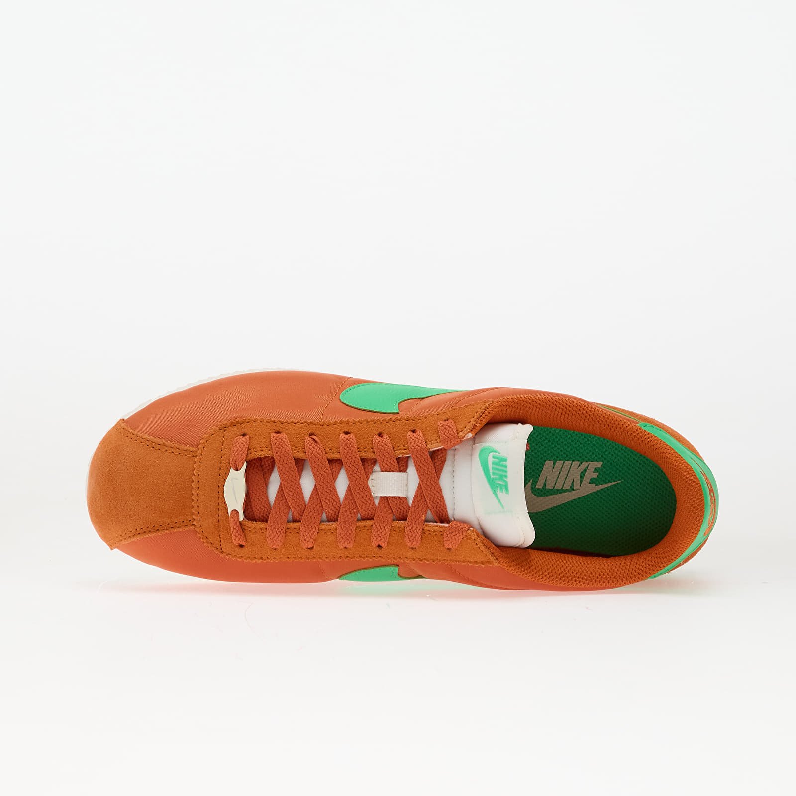 Vīriešu čības un apavi Nike Cortez Textile Campfire Orange/ Green Shock-Sail