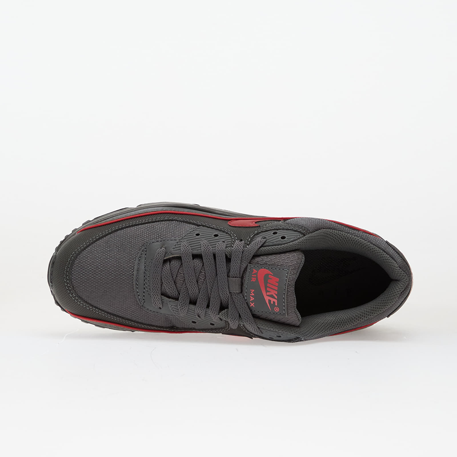 Vīriešu čības un apavi Nike Air Max 90 Premium Iron Grey/ University Red-Black