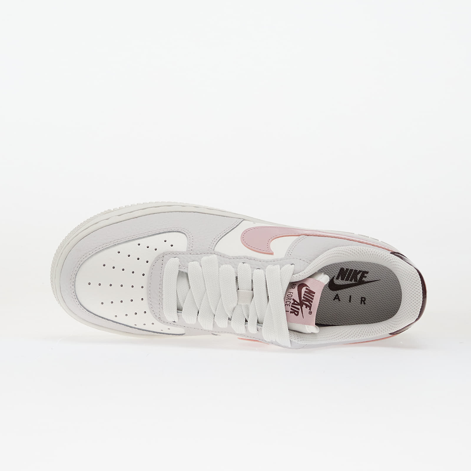 Women's sneakers and shoes Nike W Air Force 1 '07 Summit White/ Plum Chalk-Vast Grey