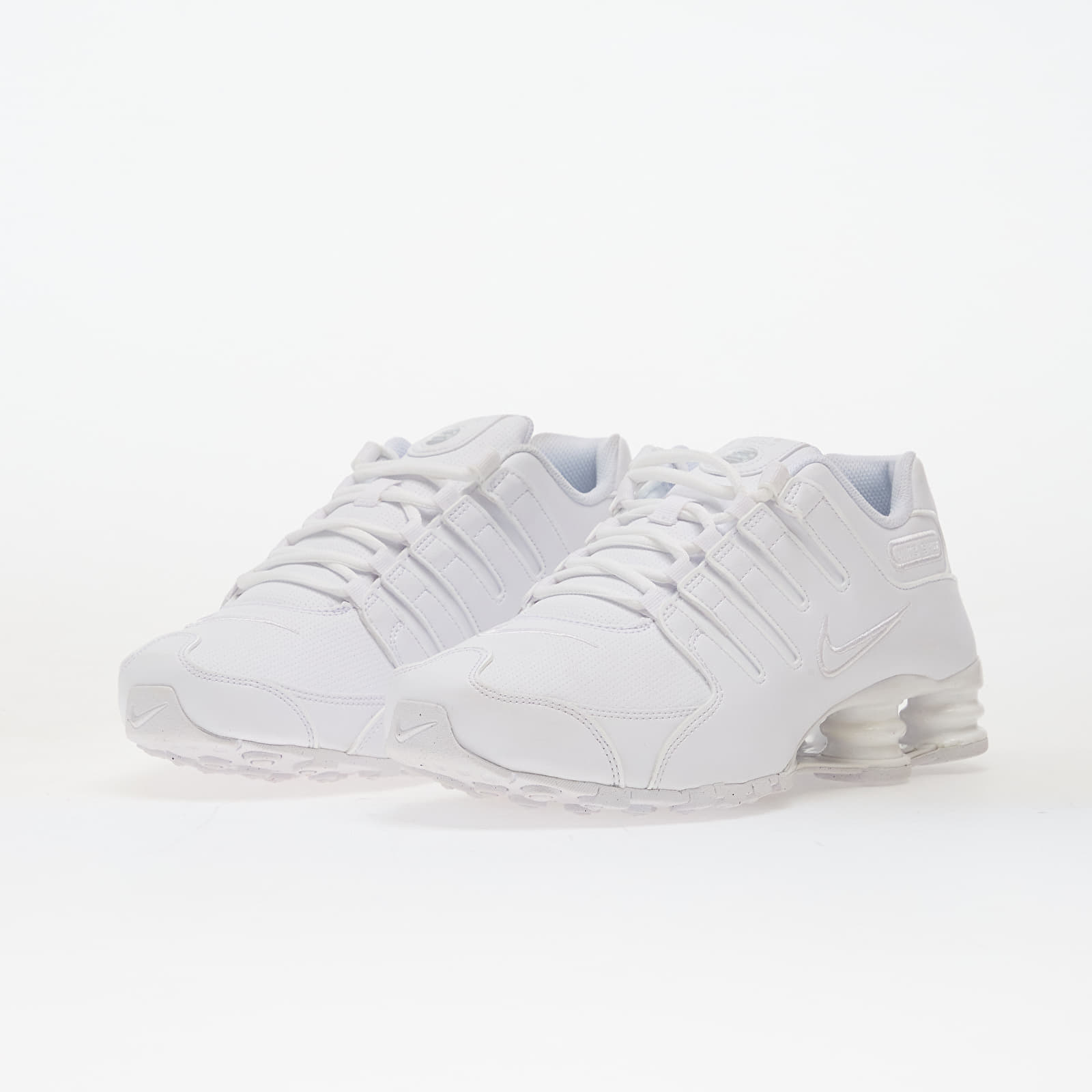 Vīriešu čības un apavi Nike Shox Nz White/ White