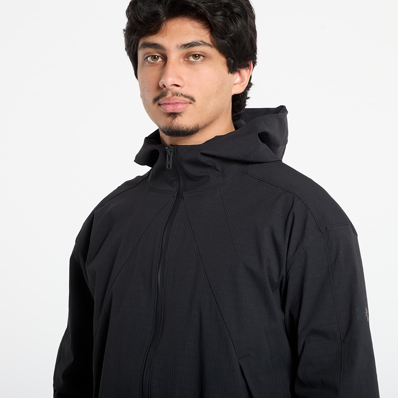 Men's jackets Under Armour Ua Unstoppable Txt Woven Jacket Black