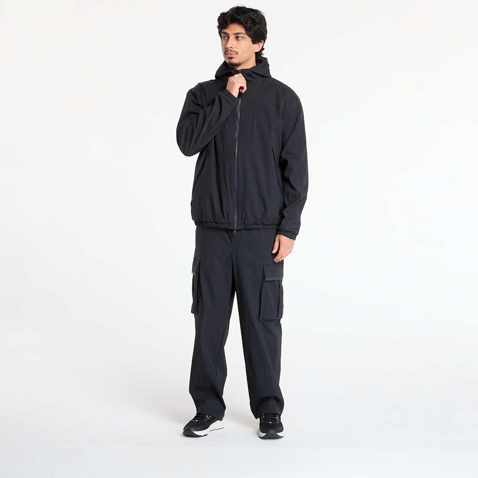 Men's jackets Under Armour Ua Unstoppable Txt Woven Jacket Black