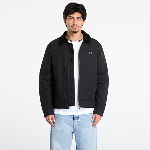 Jacket FRED PERRY Cotton Caban Jacket Black